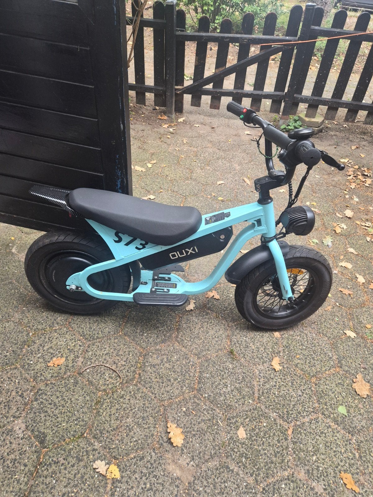 Ouxi s73 kinder Fatbike met helm en bescherming, Ophalen of Verzenden, Zo goed als nieuw, 50 km per accu of meer