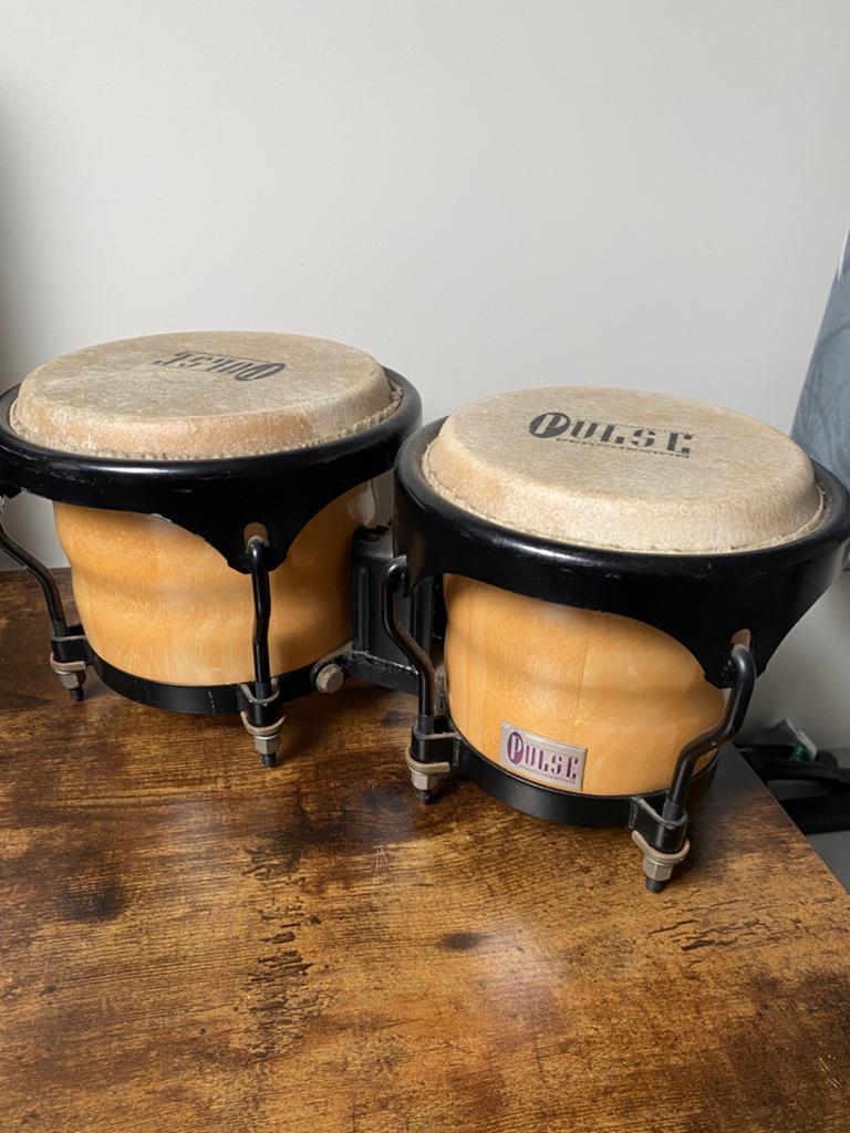 Pulse Percussion Bongo's gebruikt, Muziek en Instrumenten, Ophalen of Verzenden, Zo goed als nieuw, Trommel