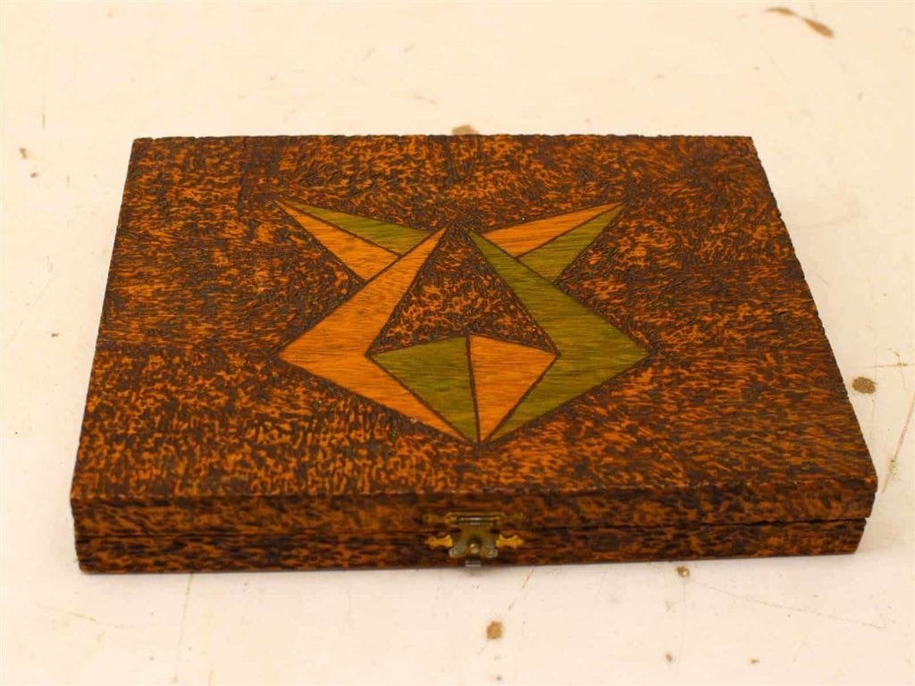 Houten kistje 53075, Ophalen of Verzenden, Gebruikt, Minder dan 50 cm, Minder dan 50 cm