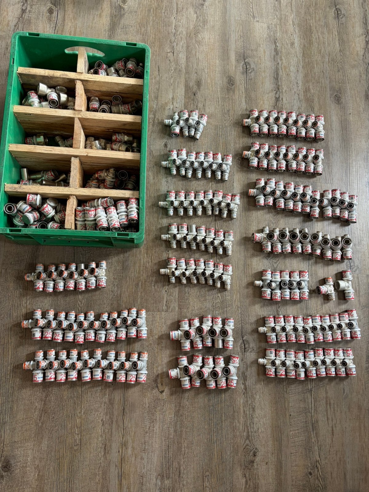 KORTING uponor koppelingen, Doe-het-zelf en Verbouw, Buizen en Afvoer, Overige materialen, Overige typen, Nieuw, Minder dan 2 meter
