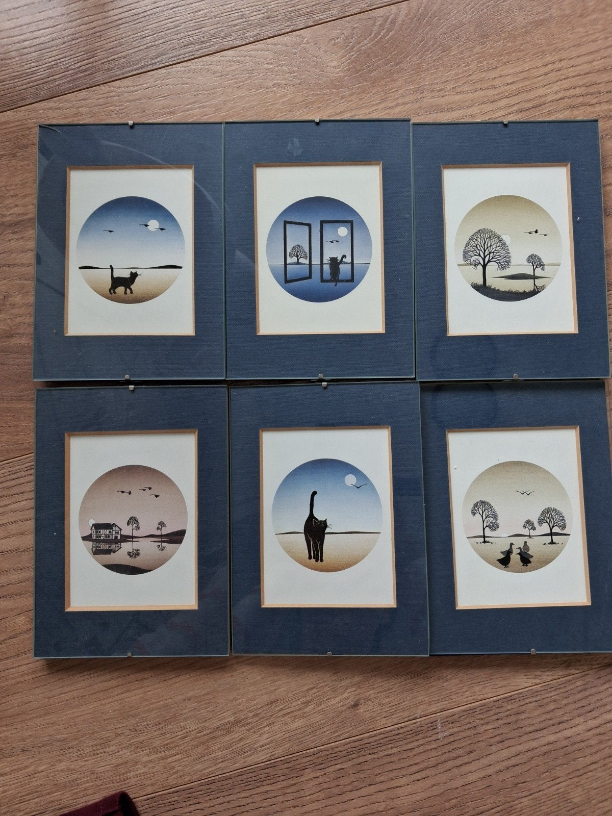 Vintage schilderijtjes, Ophalen, Minder dan 50 cm, Gebruikt, Schilderij