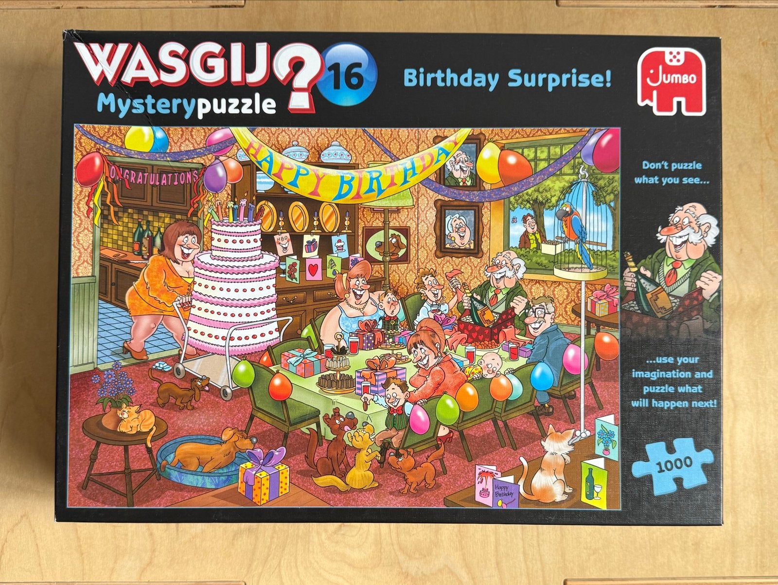 Diverse Wasgij Mystery, Original en Disney puzzels 1000 st., Ophalen of Verzenden, 500 t/m 1500 stukjes, Gebruikt, Legpuzzel