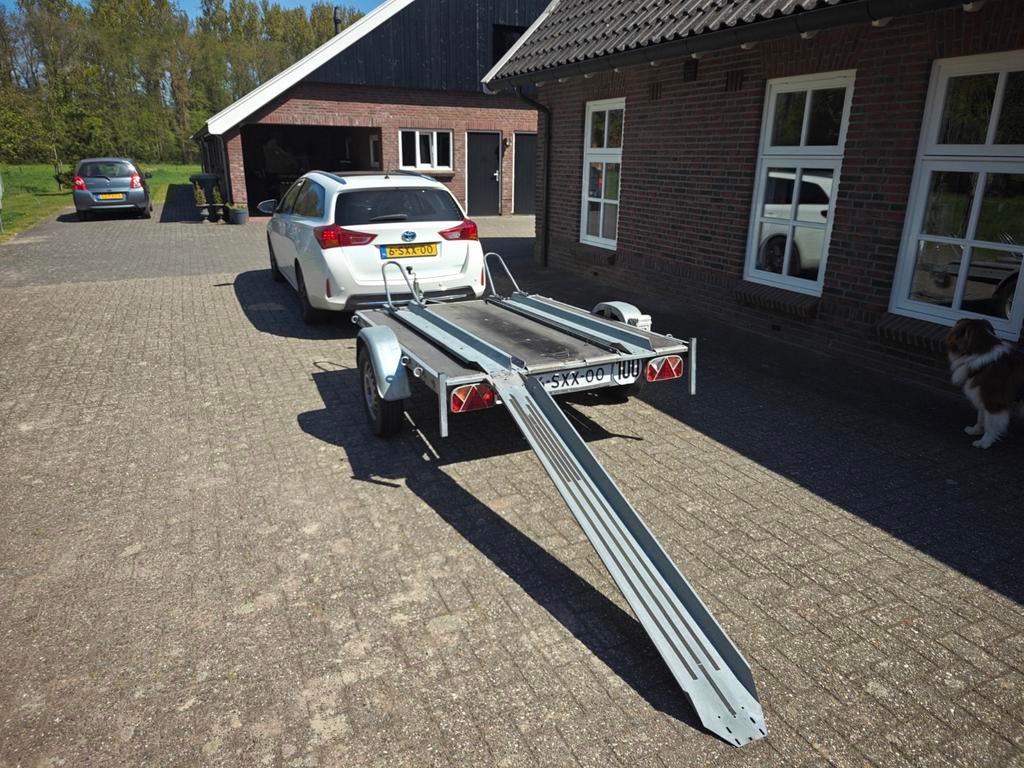 Stema Motoraanhanger Motortrailer voor 2 motoren, Ophalen, Gebruikt