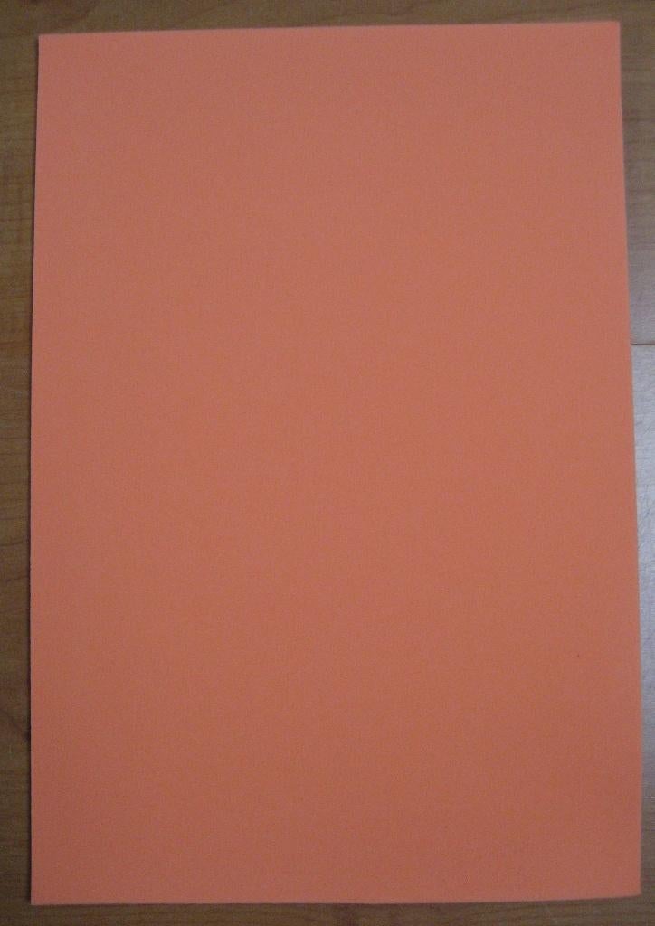 A4 vel knutsel foam oranje, Geschikt voor snijden, Oranje, Overige thema's, Nieuw