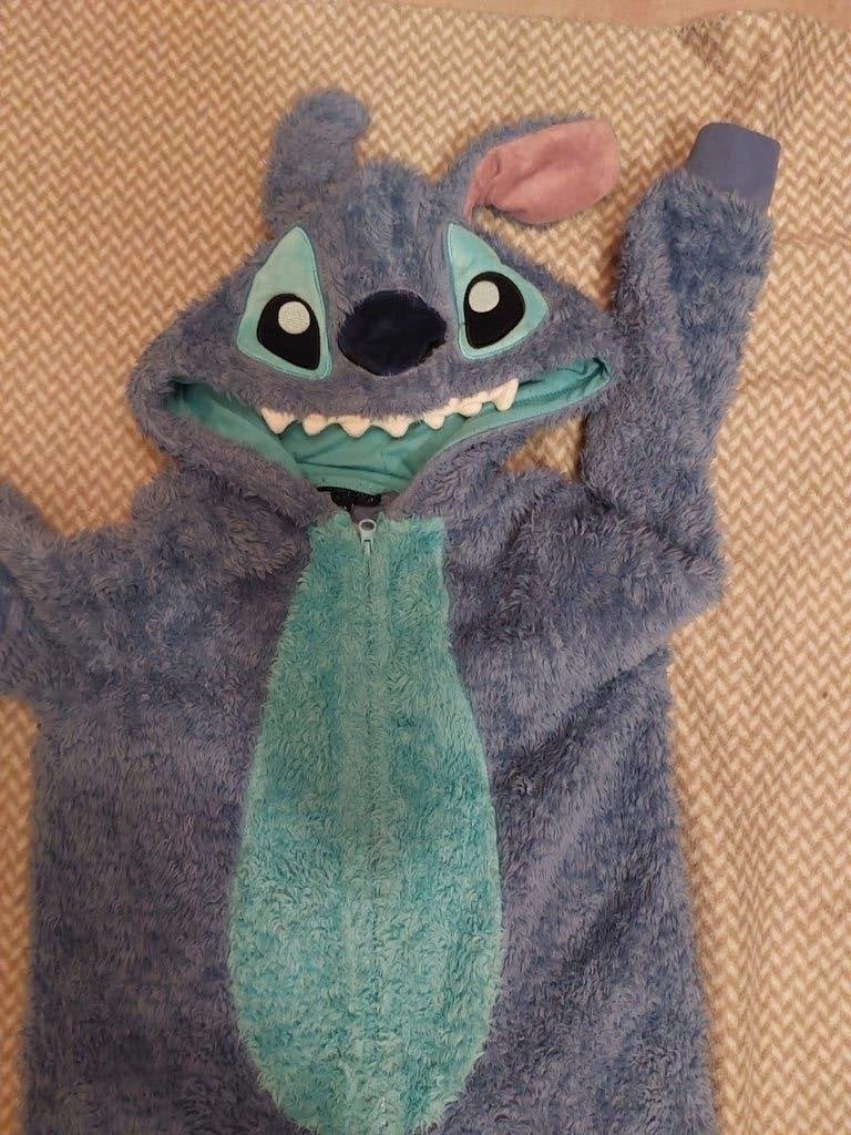 Stitch pak, verkleden, carnaval, disney, 8 jaar, Ophalen of Verzenden, Gebruikt, 122 t/m 128, Jongen of Meisje