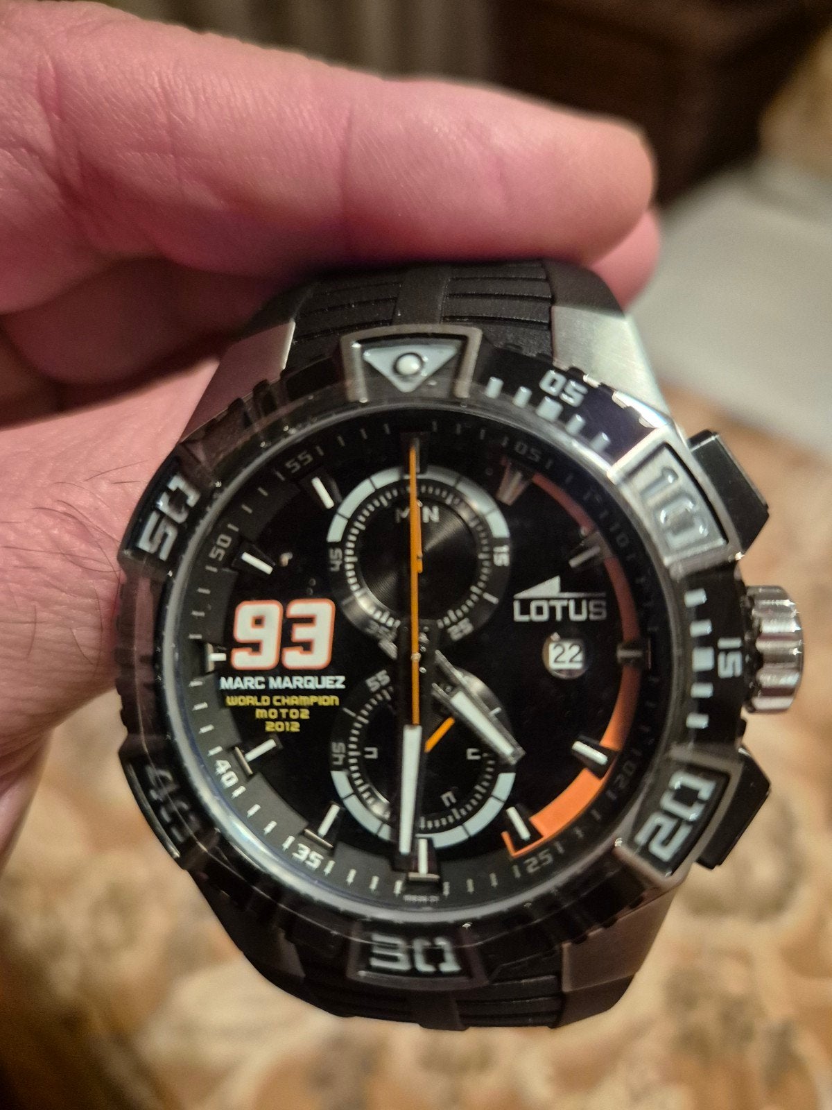 Marc marquez Horloge 2717/3000 oplage, Ophalen of Verzenden, Zo goed als nieuw, Overige sporten, Overige typen