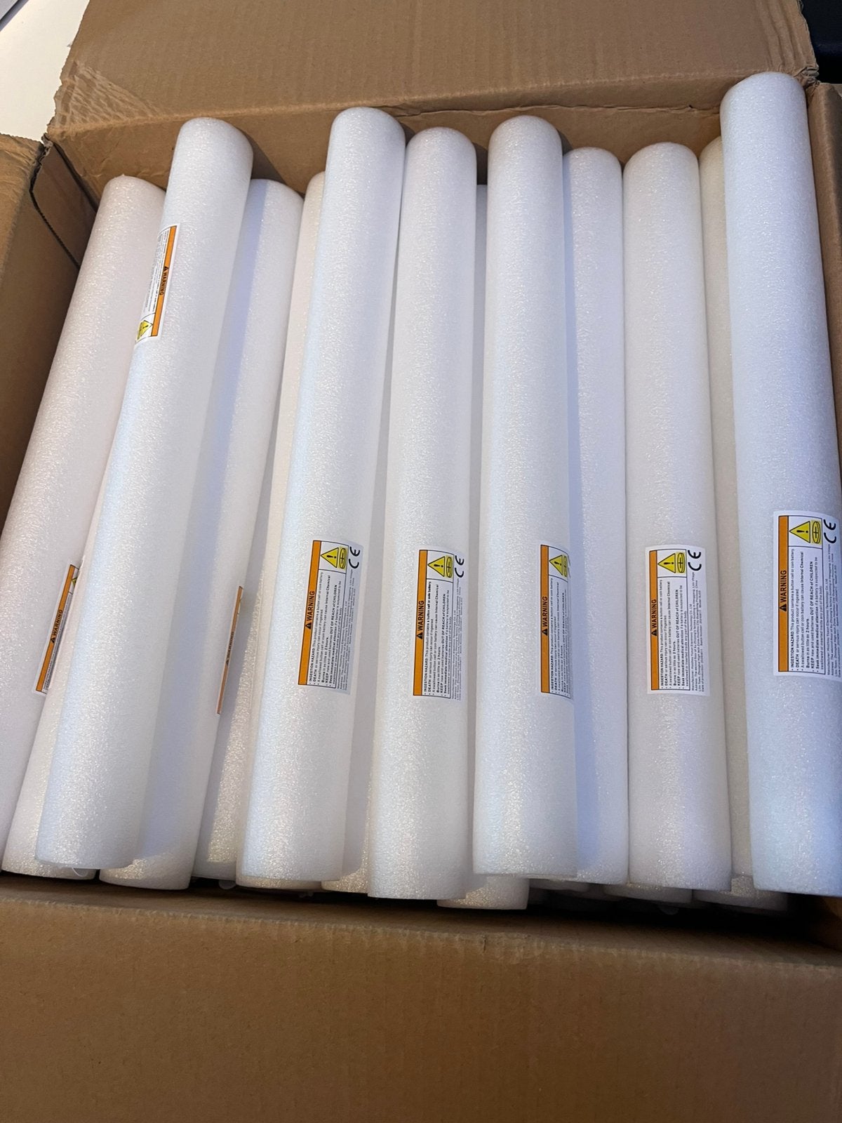 Foamsticks multi kleur, Hobby en Vrije tijd, Feestartikelen, Ophalen of Verzenden, Nieuw, Versiering, Geboorte of Huwelijk