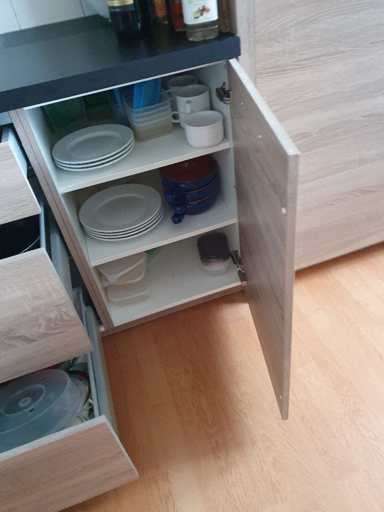 Mooie inbouwkeuken, Combi , inductie, kk en vriezer, Ophalen, Enkelwandige keuken, Zo goed als nieuw, Kunststof
