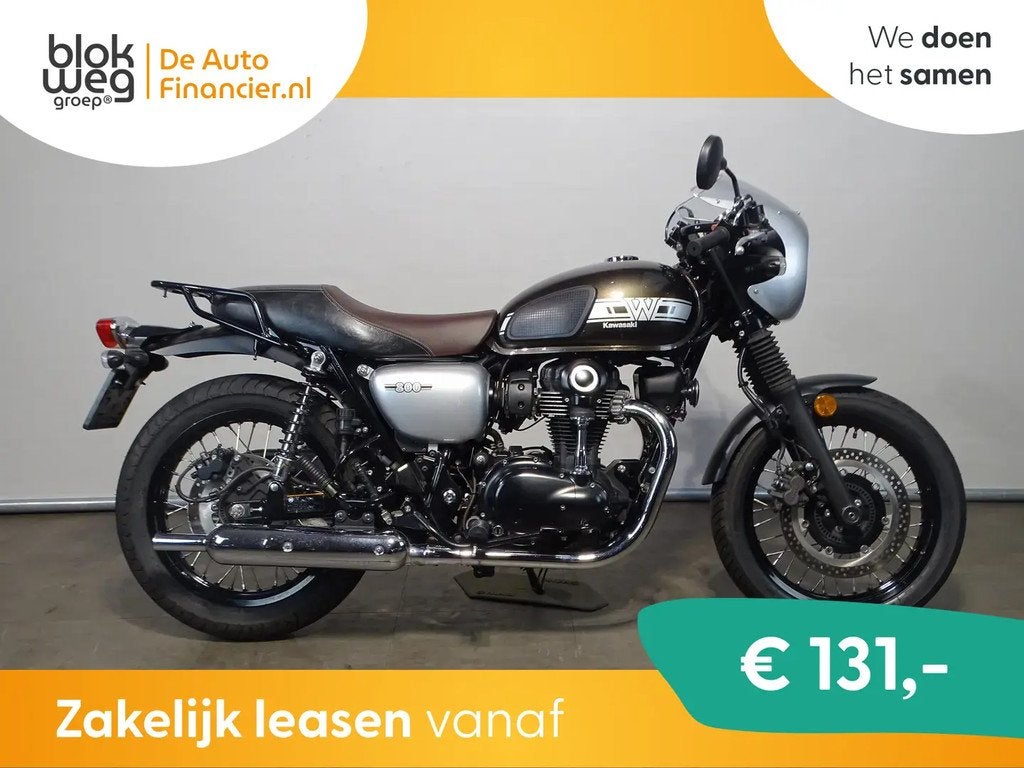 Kawasaki W800 CAFE € 7.690,00, Motoren, Bedrijf, Overig, 12 t/m 35 kW