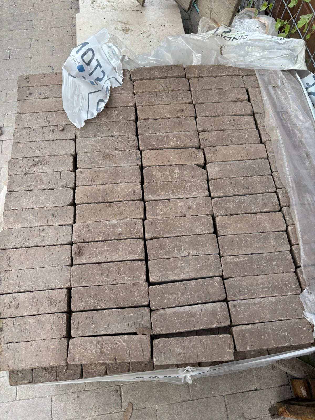 Gebakken klinker waalformaat getr. 20x4,8x6cm Chelsea, Ophalen, Zo goed als nieuw, Keramiek, Klinkers