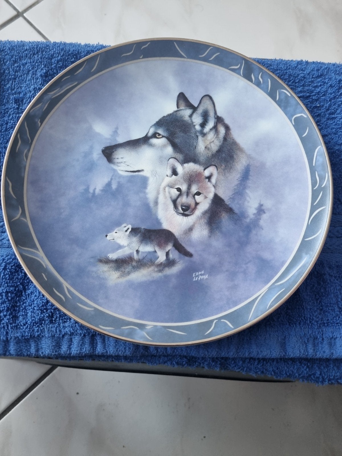 Bradford Exchange "Golden Generations" Wolvenbord, Ophalen of Verzenden