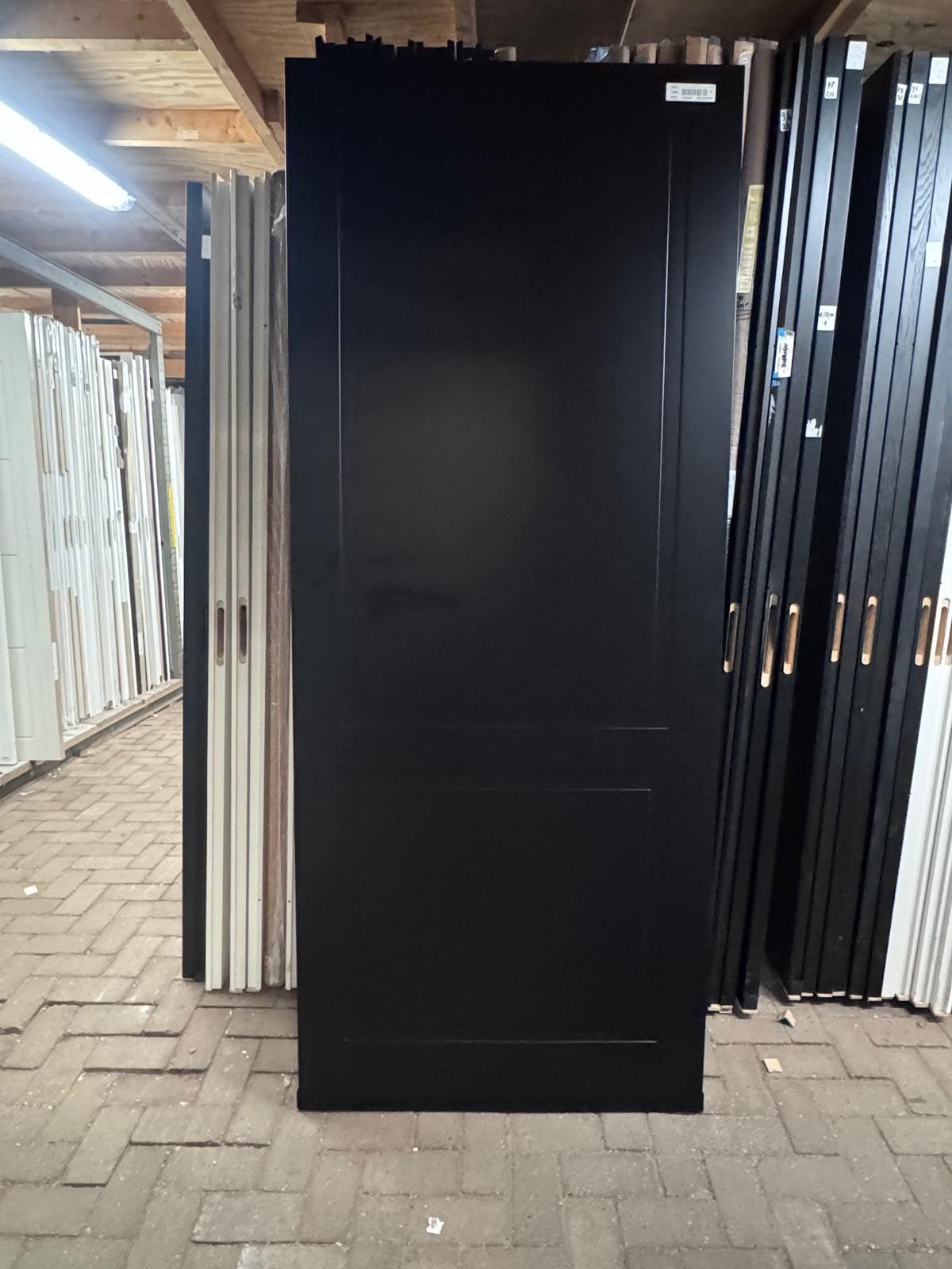 isolatie binnendeur 93x231,5 opdek zwart paneel WD10, Ophalen, Binnendeur, Nieuw, .