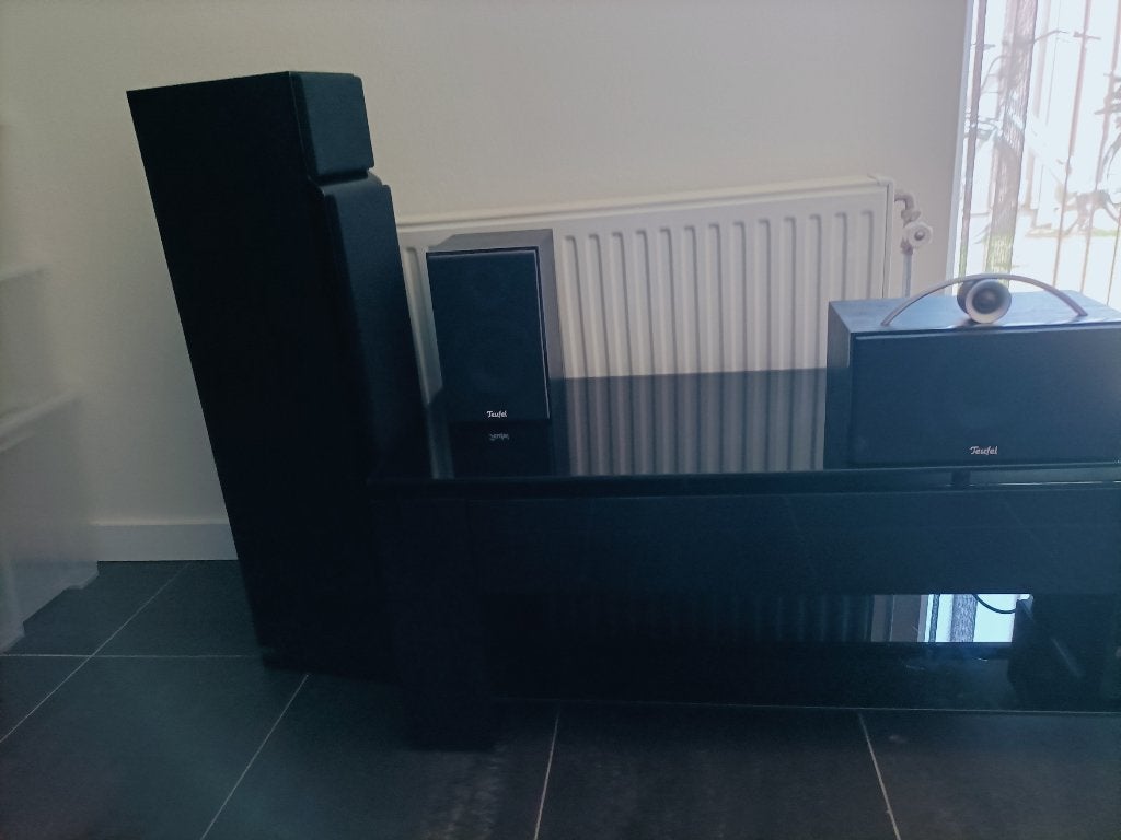 Teufel Theater 400 home-cinema set Compleet, Audio, Tv en Foto, Home Cinema-sets, Gebruikt, 70 watt of meer, 5.1-systeem, Overige spelers