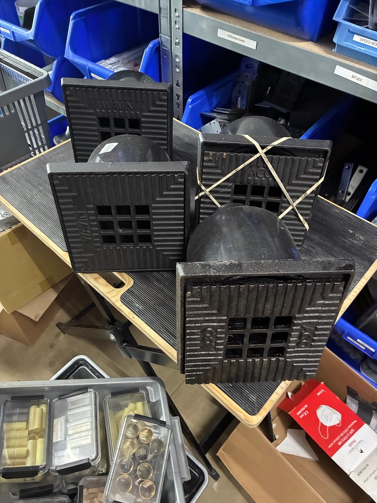 Wavin Afvoerputjes - Set van 4, Gebruikt, Ophalen of Verzenden, Minder dan 2 meter, 80 mm of meer