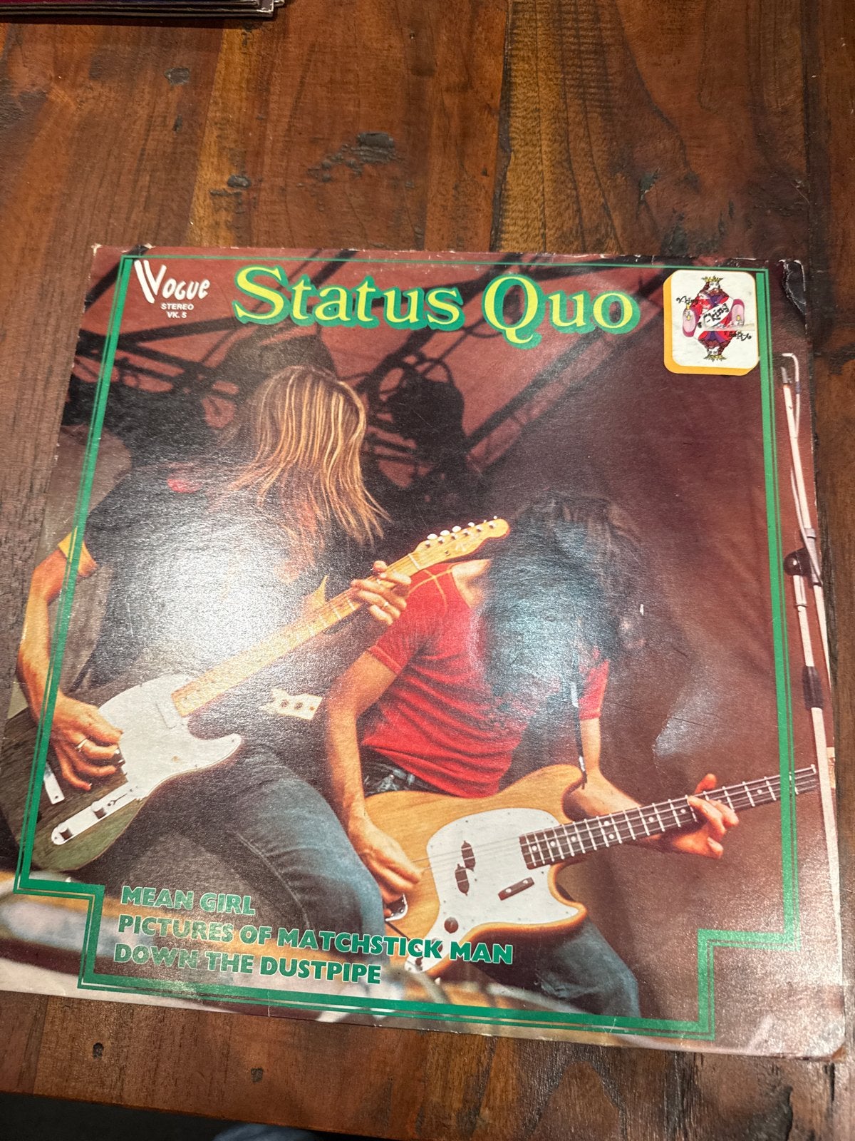 Status Quo - Vogue Stereo VK.5 LP (1970) Rock, LP, Gebruikt, Ophalen of Verzenden, Classic Rock