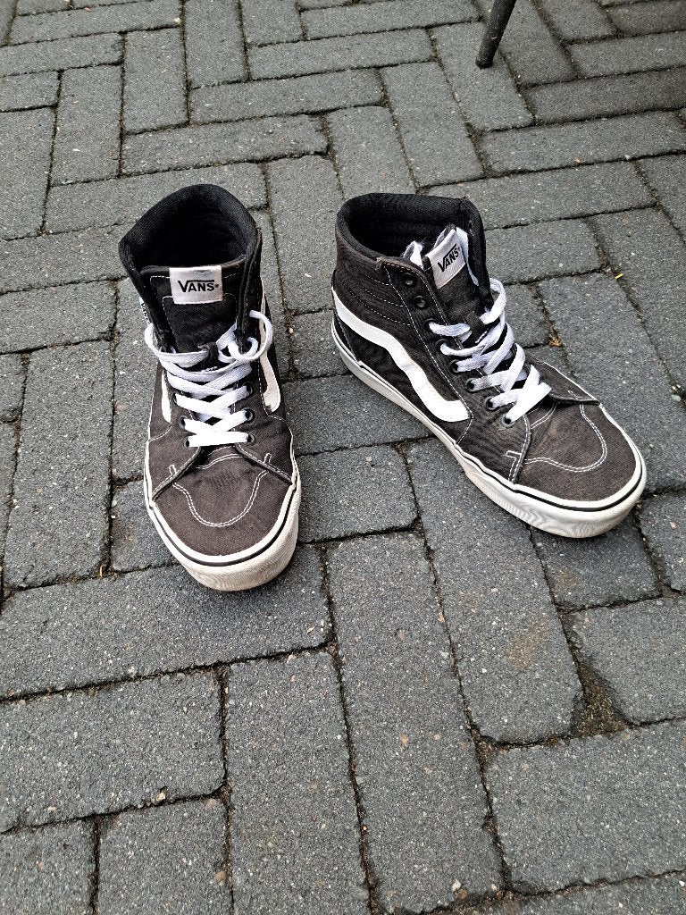 Vans gympen 38, Zwart, Ophalen of Verzenden, Sneakers of Gympen, Gedragen