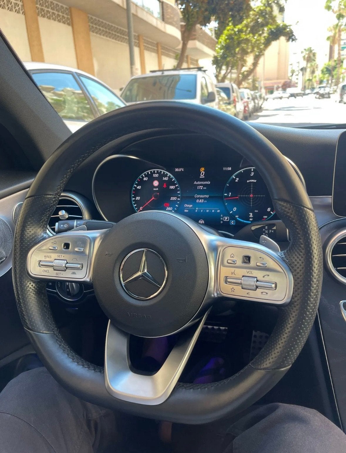 Mercedes AMG Logo Stuur W205 W213 A B C E W177 W247 Cla Glc, Auto diversen, Tuning en Styling, Ophalen of Verzenden