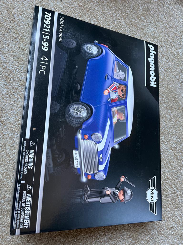 Playmobil Mini Cooper 70921 - Nieuw in doos, Kinderen en Baby's, Speelgoed | Playmobil, Ophalen of Verzenden, Nieuw, Complete set
