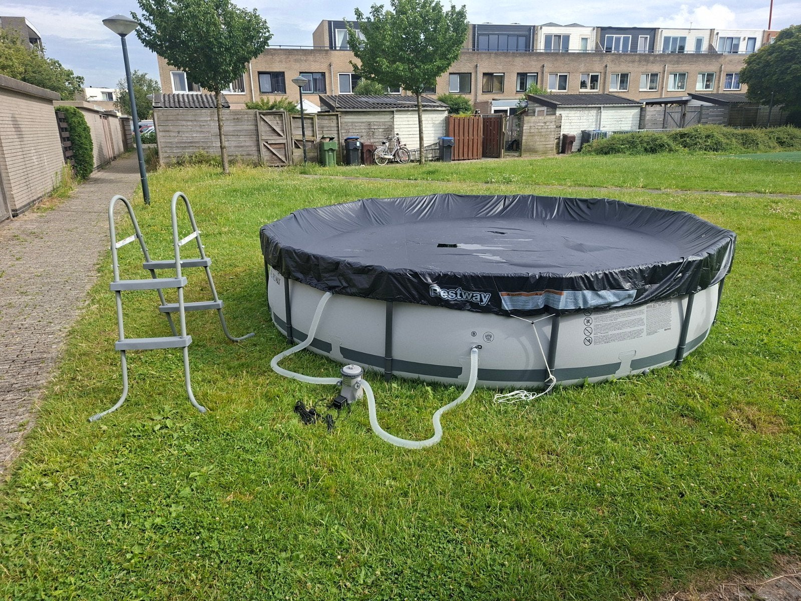 Bestway opzetzwembad Steel Pro MAX met pomp 366 x 76 cm, Ophalen, Minder dan 80 cm, Rond, 300 cm of meer