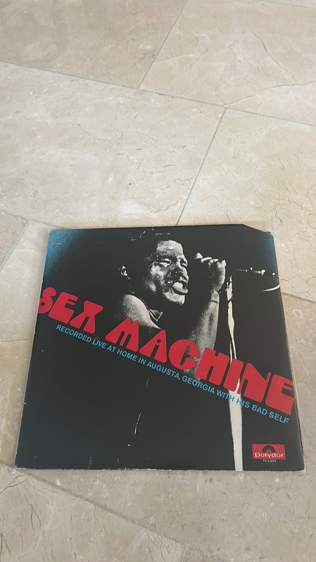 LP James Brown / sex machine recorded liveat home in augusta, Ophalen of Verzenden, Zo goed als nieuw, 12 inch, Poprock