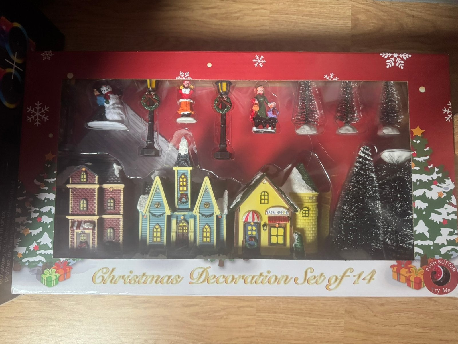 Kerst huisjes met verlichting, Diversen, Ophalen, Zo goed als nieuw