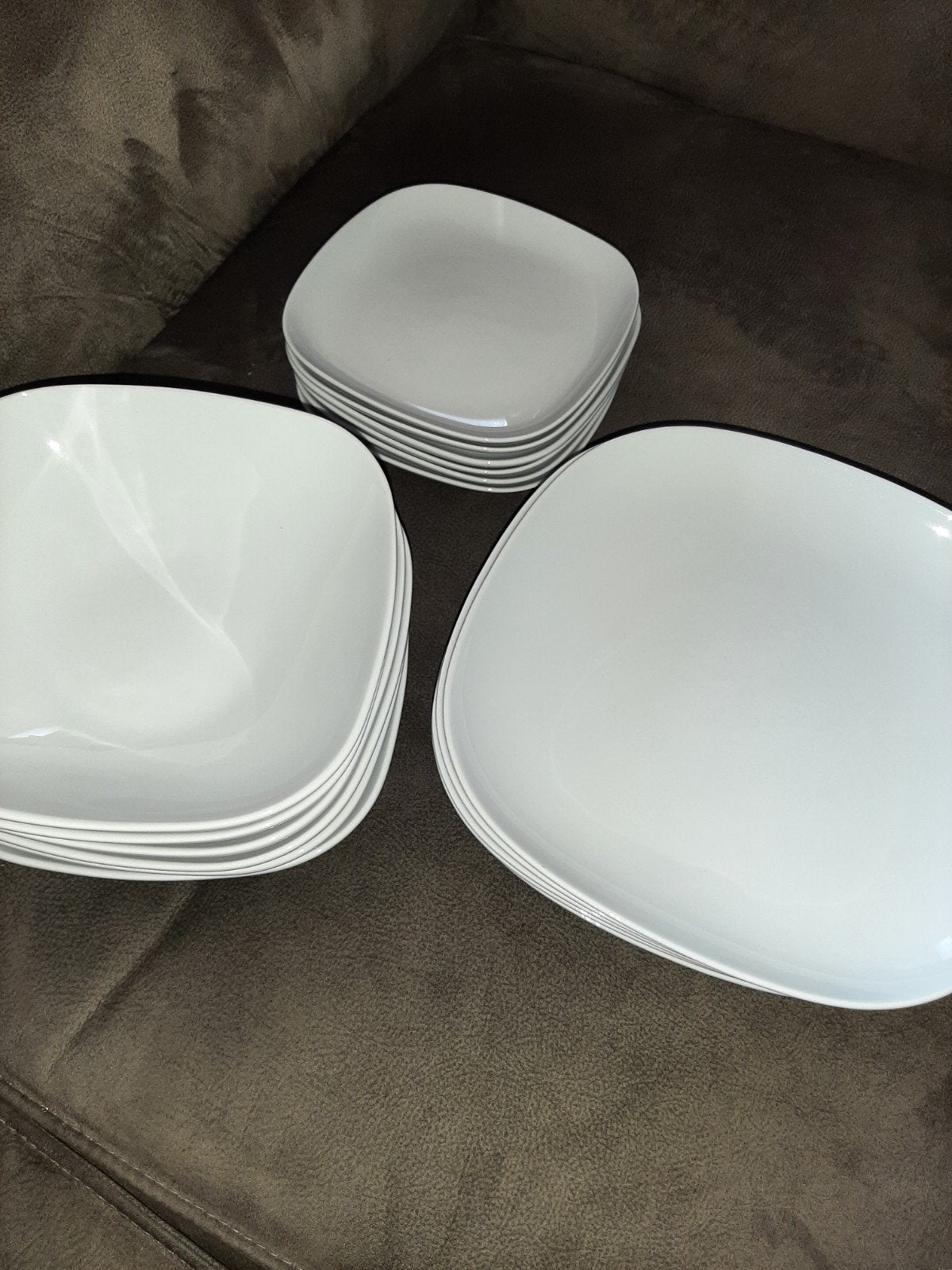 IKEA VÄRDERA Servies 18-delig, wit, Ophalen, Keramiek, IKEA, Zo goed als nieuw