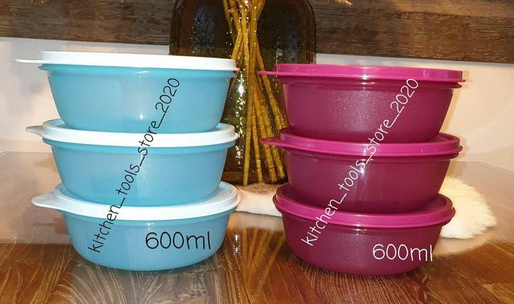 Tupperware limited edition Ruimtekom 600ml los of set, Ophalen of Verzenden, Nieuw, Groen, Bak of Kom