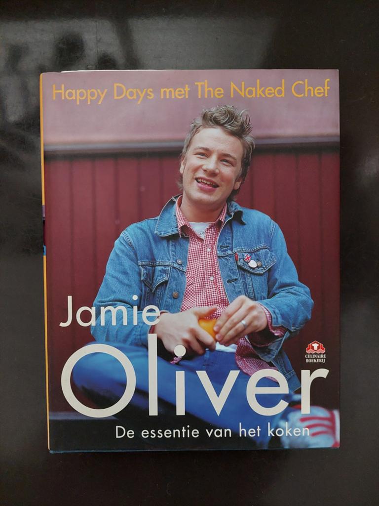 Jamie Oliver: De essentie van het koken - Happy Days, Gelezen, Hoofdgerechten, Ophalen of Verzenden, Jamie Oliver