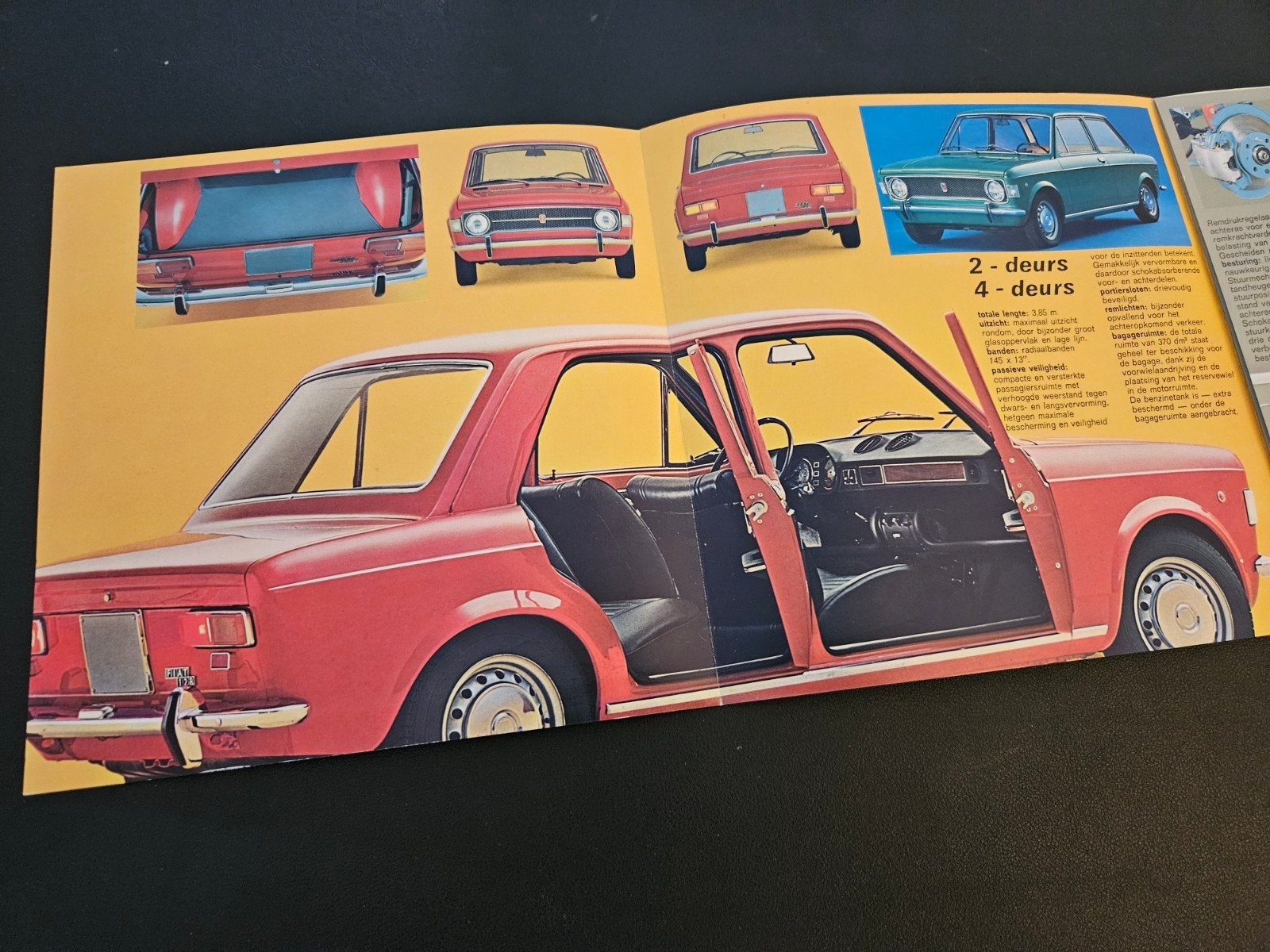Brochure Fiat 128, Ophalen of Verzenden, Zo goed als nieuw, Overige merken