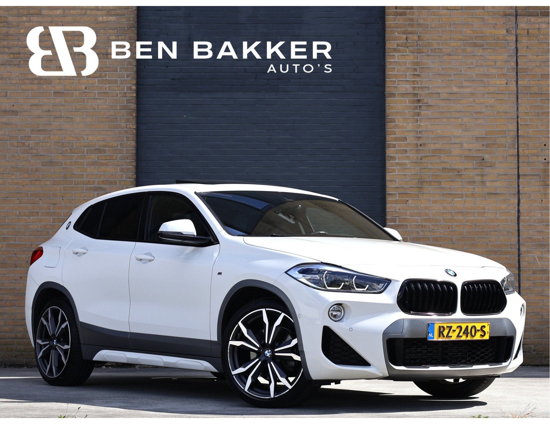 BMW X2 sDrive20i M Sport X Pano | HUD | 20" M | Trekhaak | N, Auto's, X2, 1435 kg, Wit, Bedrijf