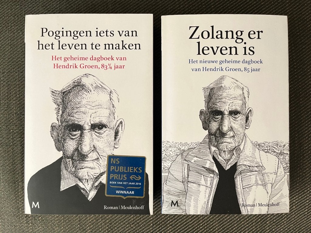 Het geheime dagboek van Hendrik Groen. (2 titels) samen €10., Boeken, Ophalen of Verzenden, Zo goed als nieuw, 2 x Hendrik Groen