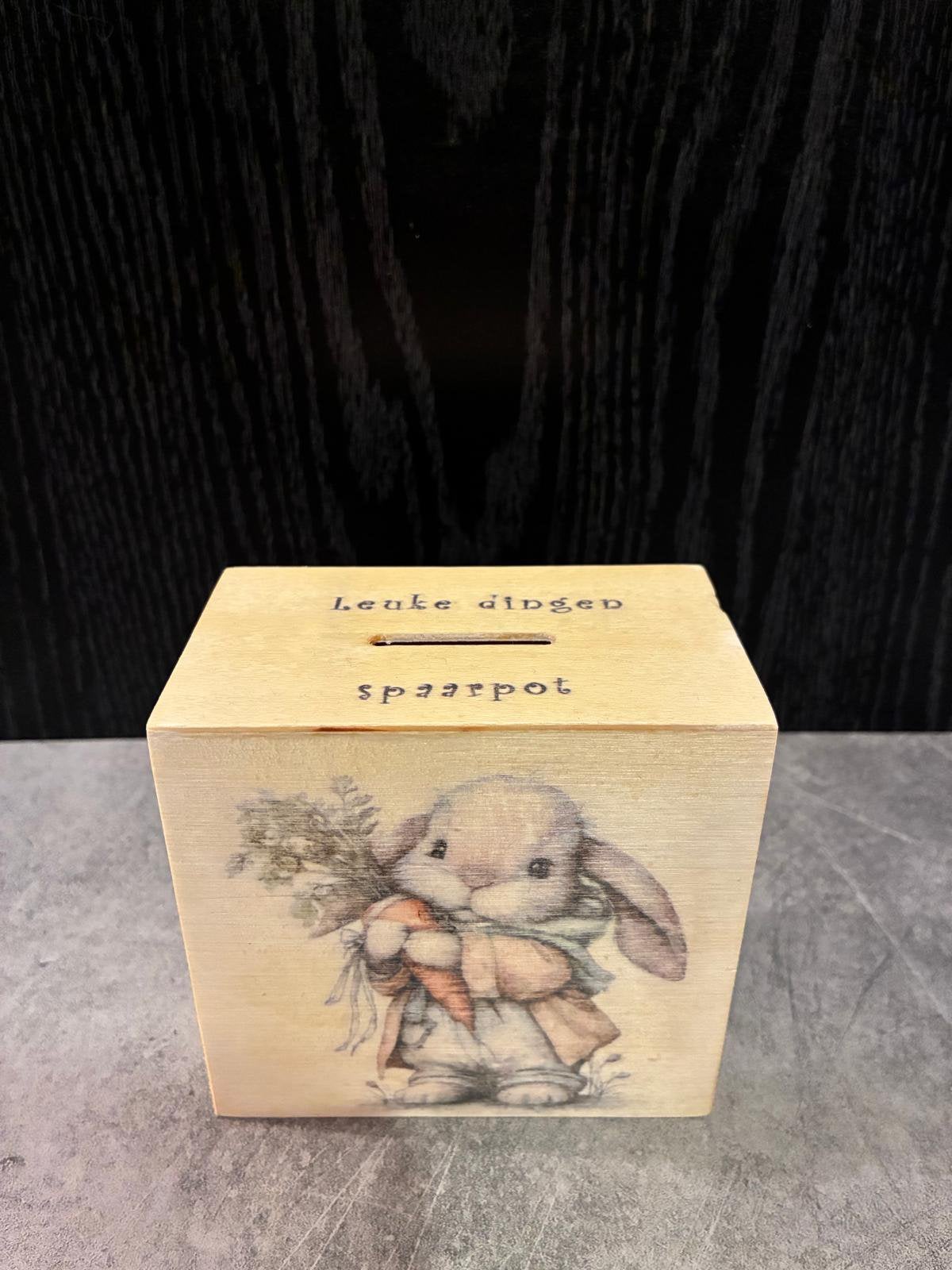 Nieuwe gave spaarpotten, Ophalen of Verzenden, Nieuw, Hout