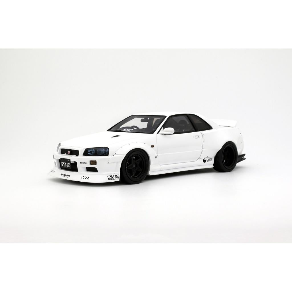 OttoMobile 1/18 Nissan Skyline GT-R R34 KRC OT1135, Ophalen of Verzenden, Zo goed als nieuw, Auto, OttOMobile