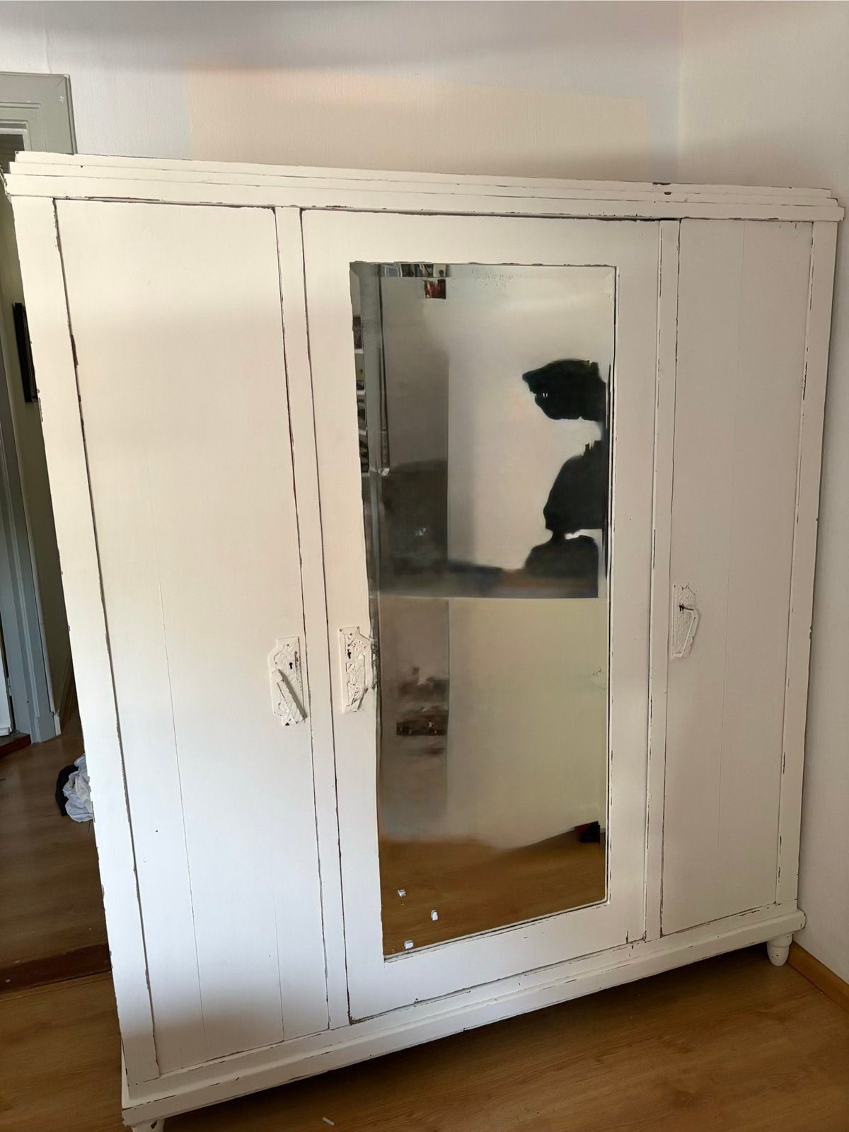 Brocante kledingkast, Huis en Inrichting, 100 tot 150 cm, Ophalen of Verzenden, Zo goed als nieuw, 150 tot 200 cm