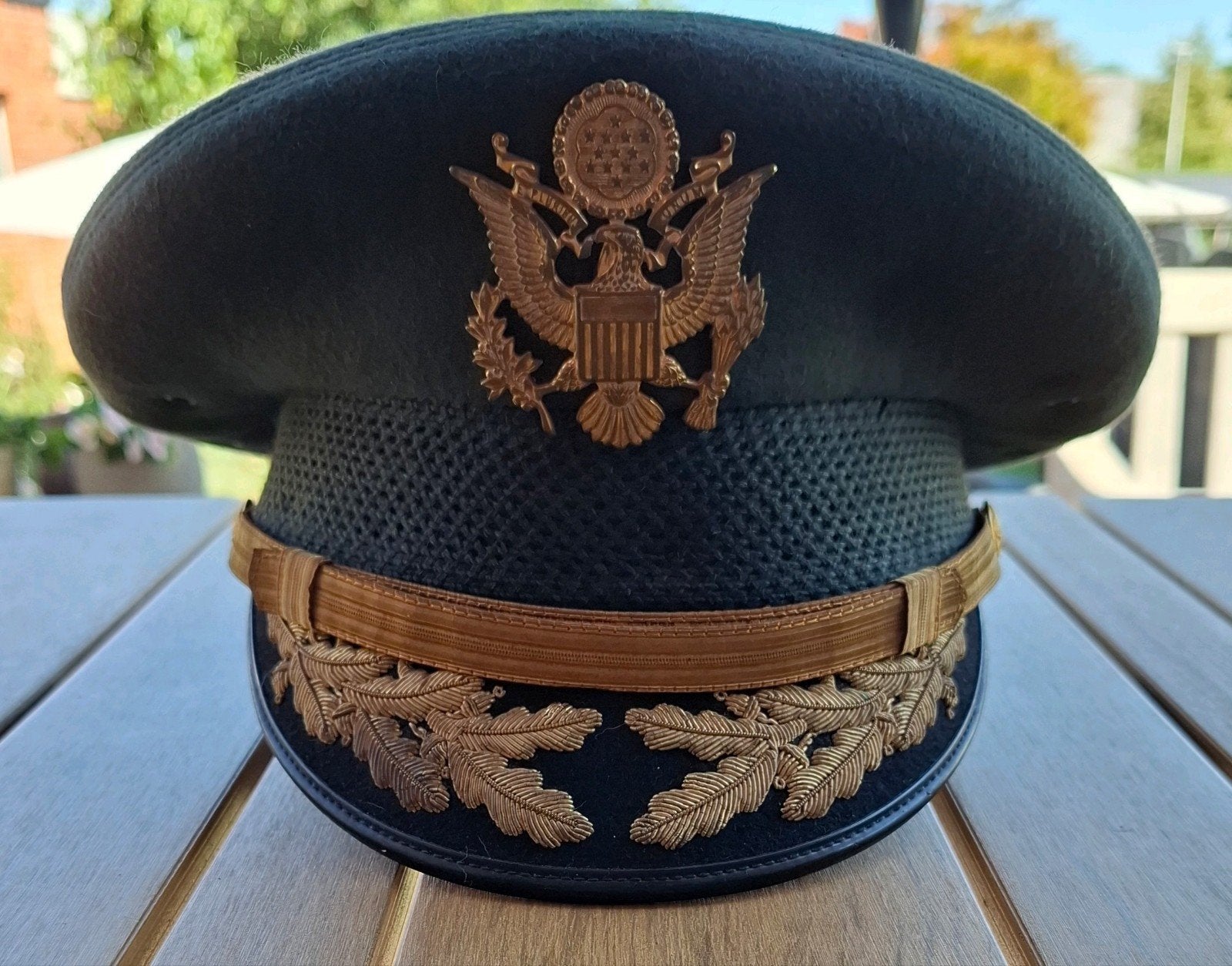 us army officer cap, Ophalen of Verzenden, Landmacht, Amerika, Kleding of Schoenen