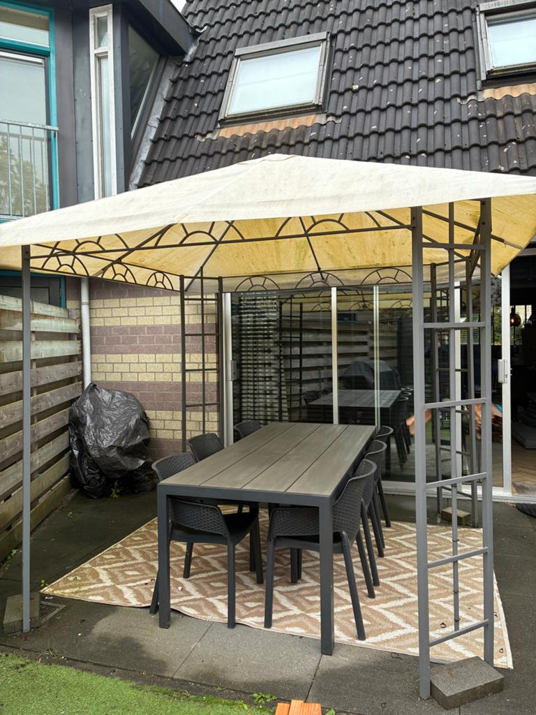 Paviljoen voor Tuin of Terras, Tuin en Terras, Ophalen, Gebruikt, Opvouwbaar, Minder dan 4 meter