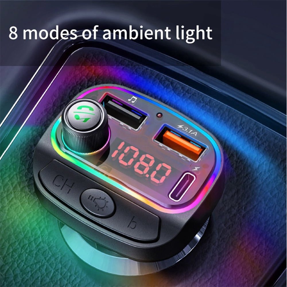 Slimtron C15 – FM Transmitter 3.1 A Type-C, Auto diversen, Carkits, Ophalen of Verzenden, Nieuw
