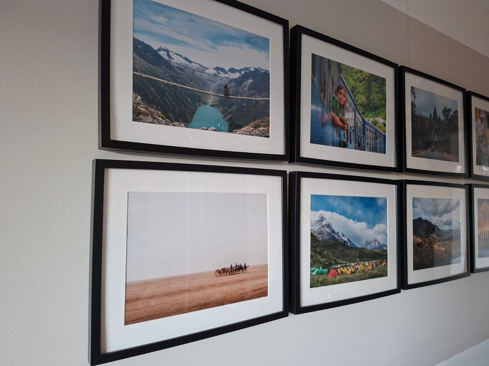Fotolijsten zwart RIBBA Ikea 40 x 50 cm, 40 cm, Ophalen of Verzenden, Zo goed als nieuw, Fotolijst