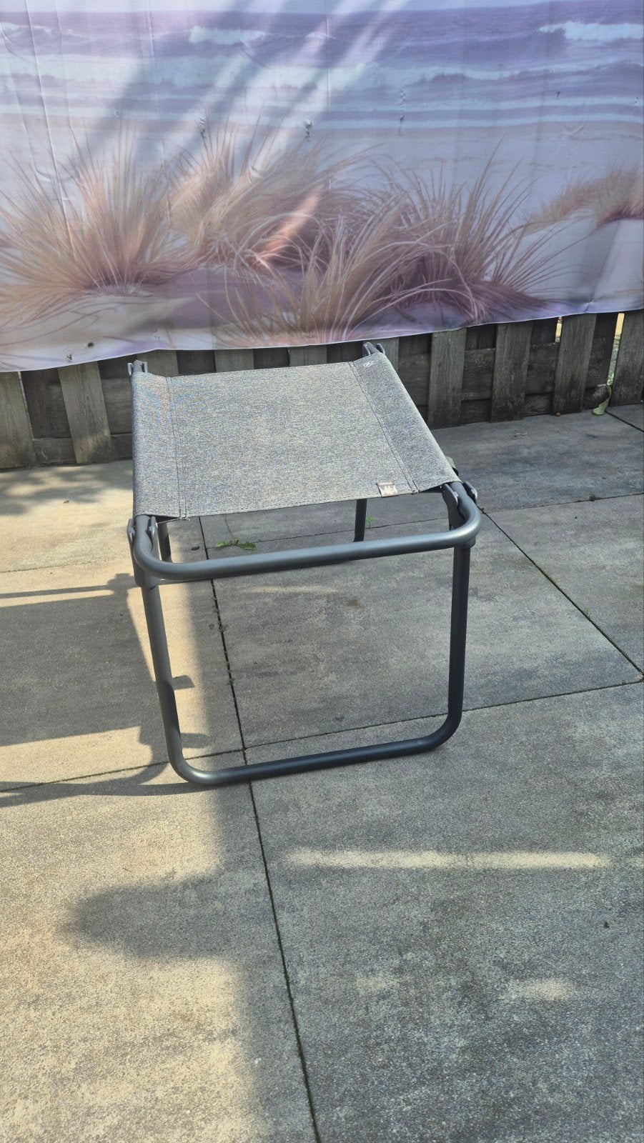 voetenbankje voor bij campingstoelen, Ophalen, Zo goed als nieuw, Campingstoel