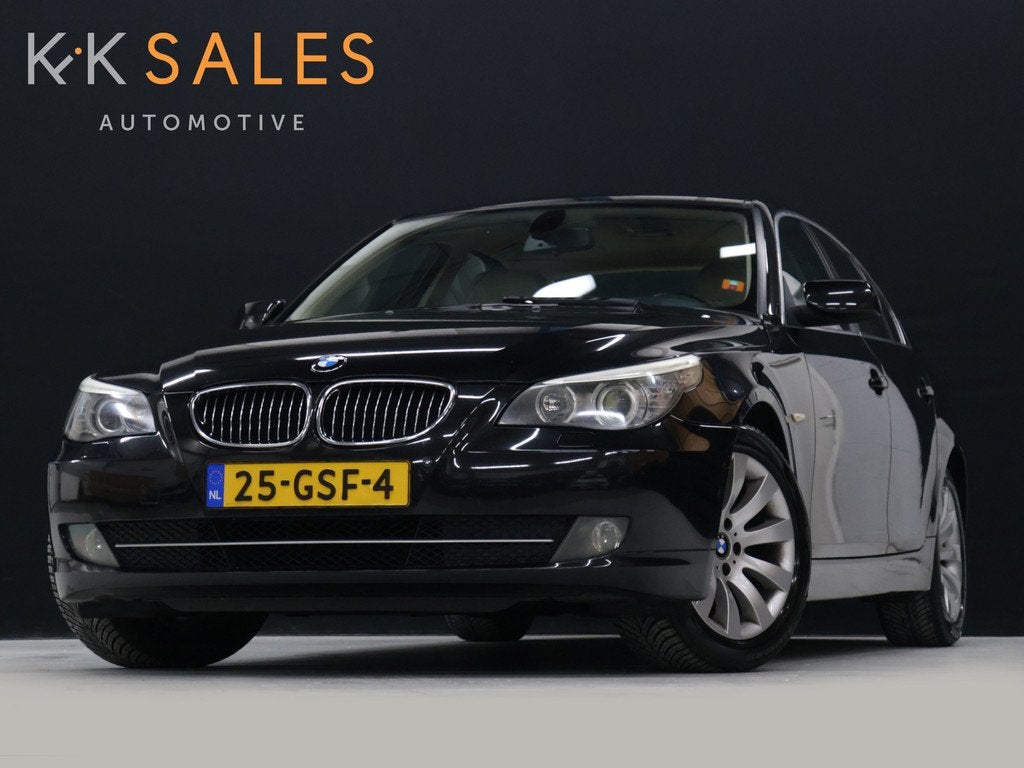 BMW 5 Serie 523i Business Line [ELEKTRISCH VERSTELBARE STOEL, Achterwielaandrijving, Gebruikt, Beige, Zwart