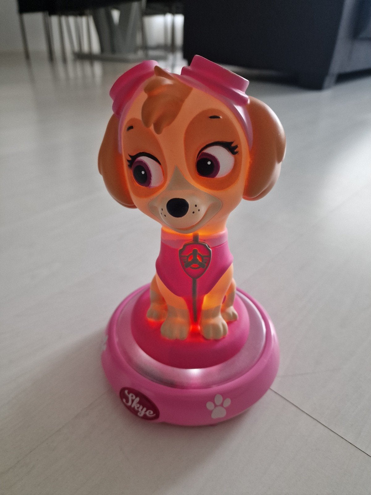 Paw Patrol Skye lampje, Ophalen of Verzenden, Gebruikt, Lamp