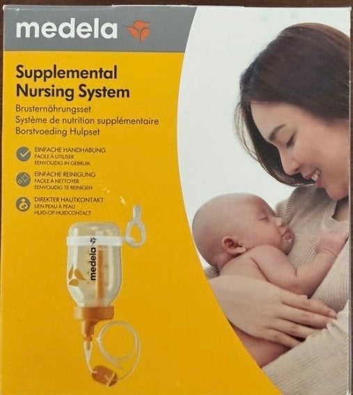 Medela Supplemental Nursing System (SNS) - Borstvoeding, Ophalen of Verzenden, Zo goed als nieuw, Overige typen