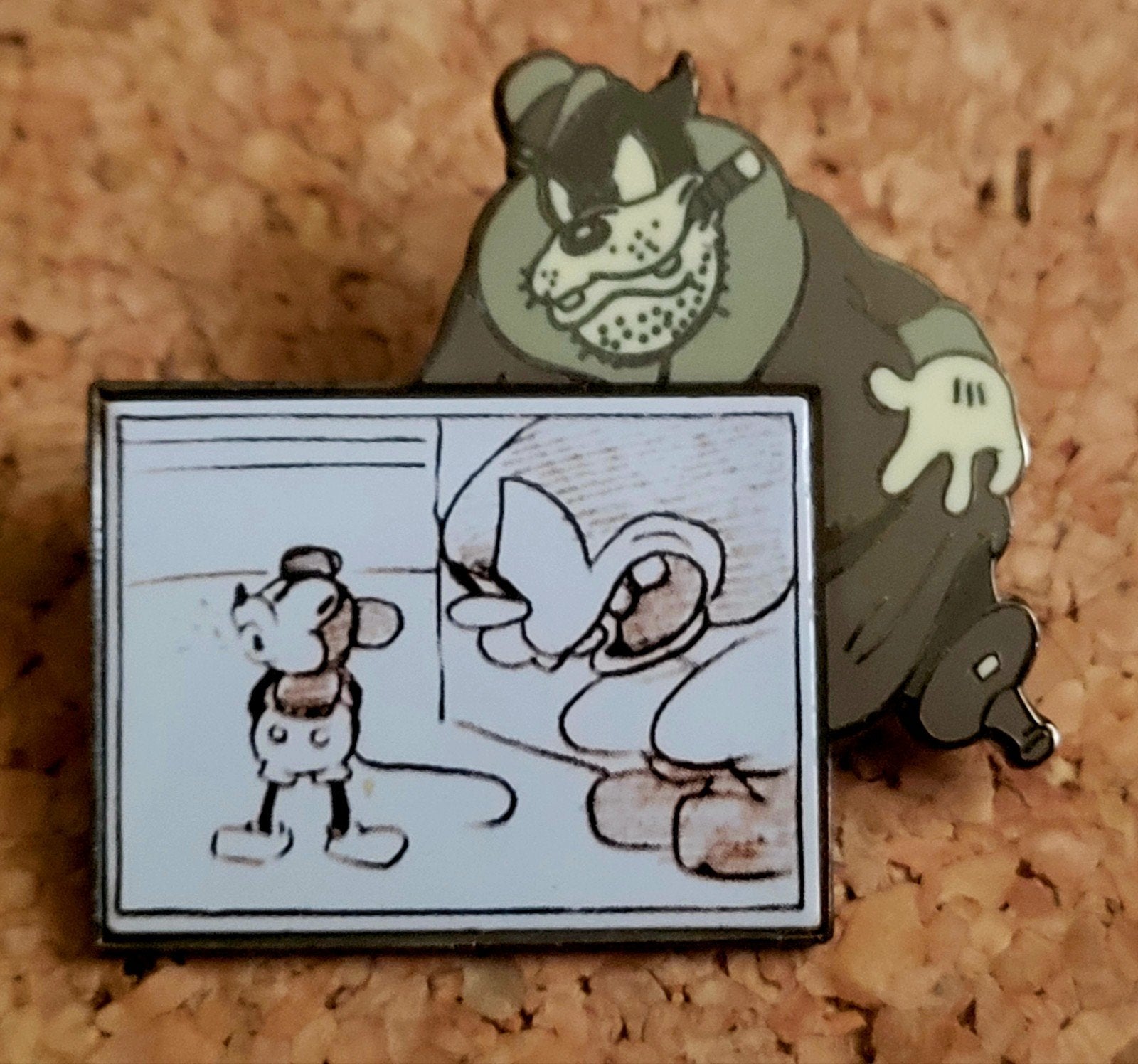 LE Disney Catalog "Villains with a sketch" pin Manke Piet, Verzenden, Overige figuren, Zo goed als nieuw, Overige typen
