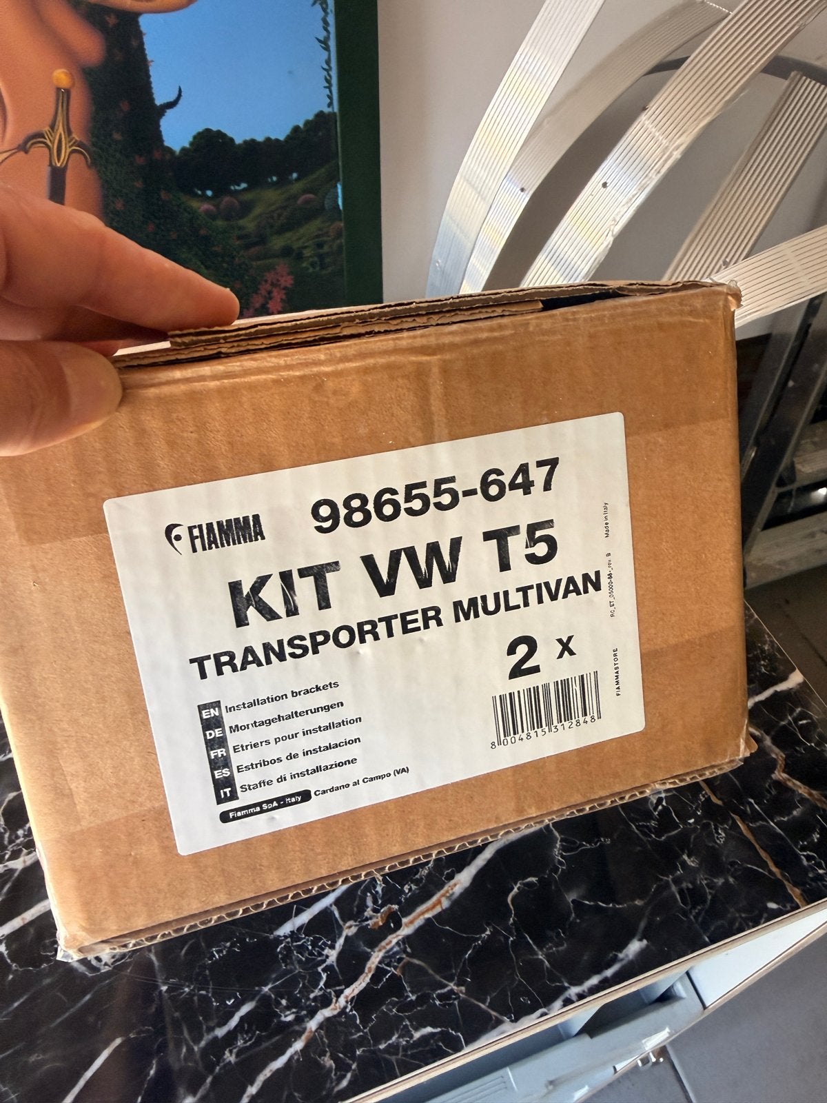 Fiamma Kit VW T5 Transporter Multivan Bevestigingsbeugels, Ophalen of Verzenden, Nieuw