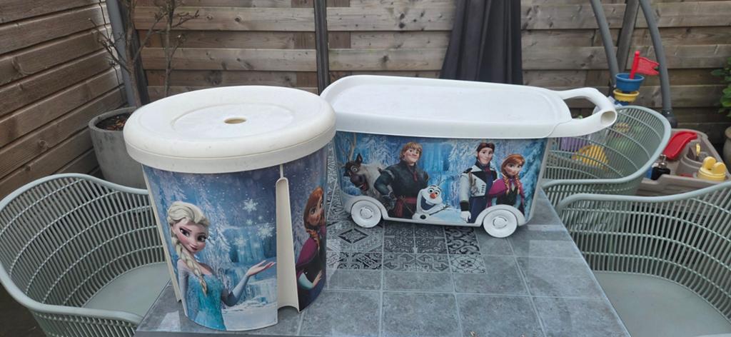 Opbergbox 2x Frozen Disney, Ophalen of Verzenden, Overige typen