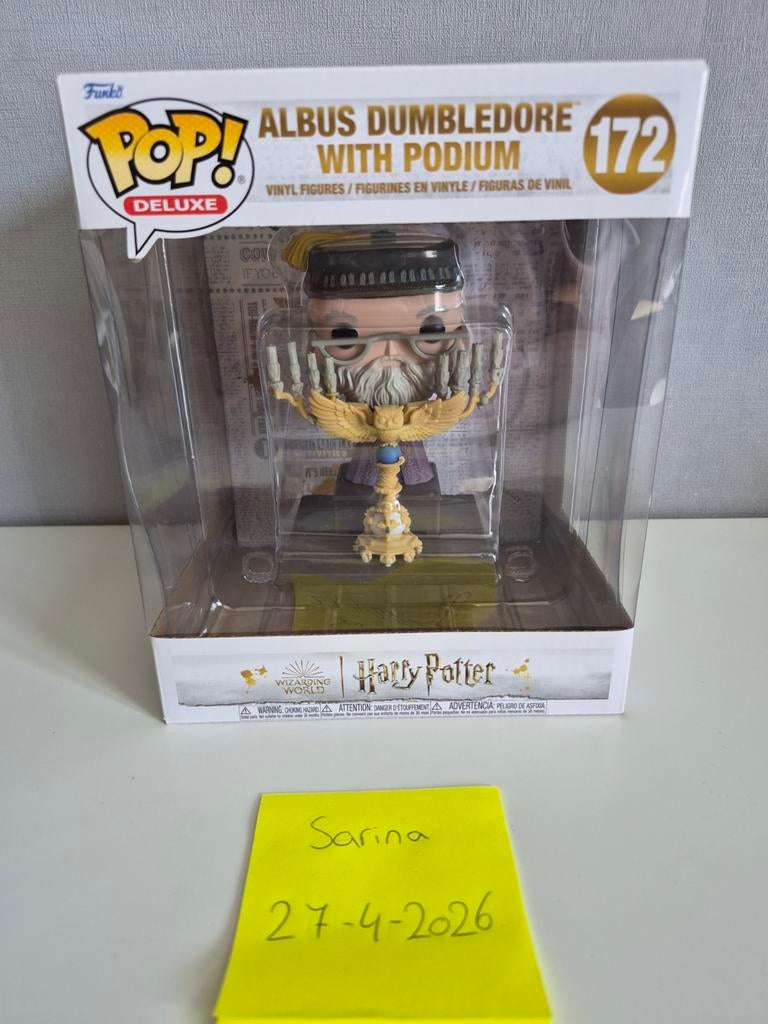 Funko pop albus dumbledore with podium 172, Ophalen of Verzenden, Zo goed als nieuw