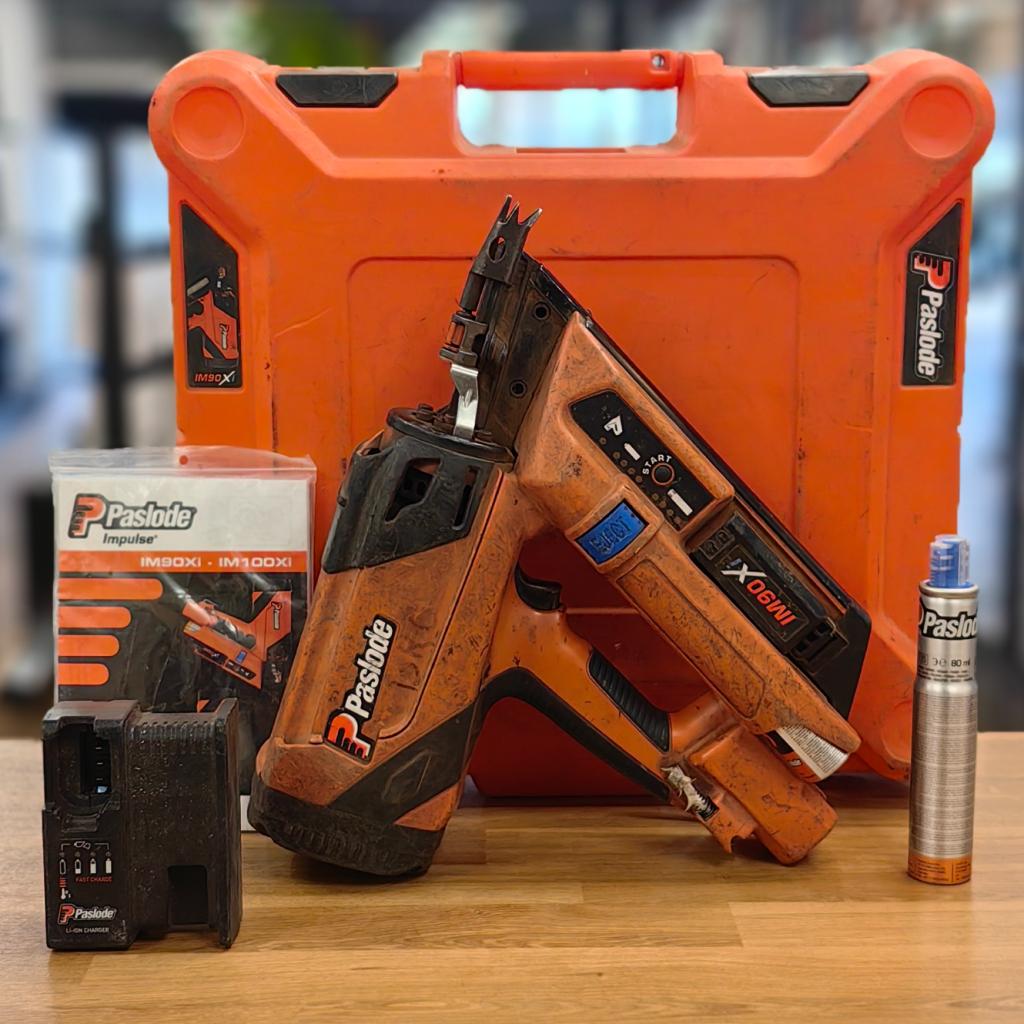 Paslode IM90XI Impulse Schiethamer 50-90MM - Gebruikt, Flex Ltd., Zo goed als nieuw, https://flex.com/contact-us, Nobelstraat 10, 5807 GA Oostrum LB, Limburg, Nederland