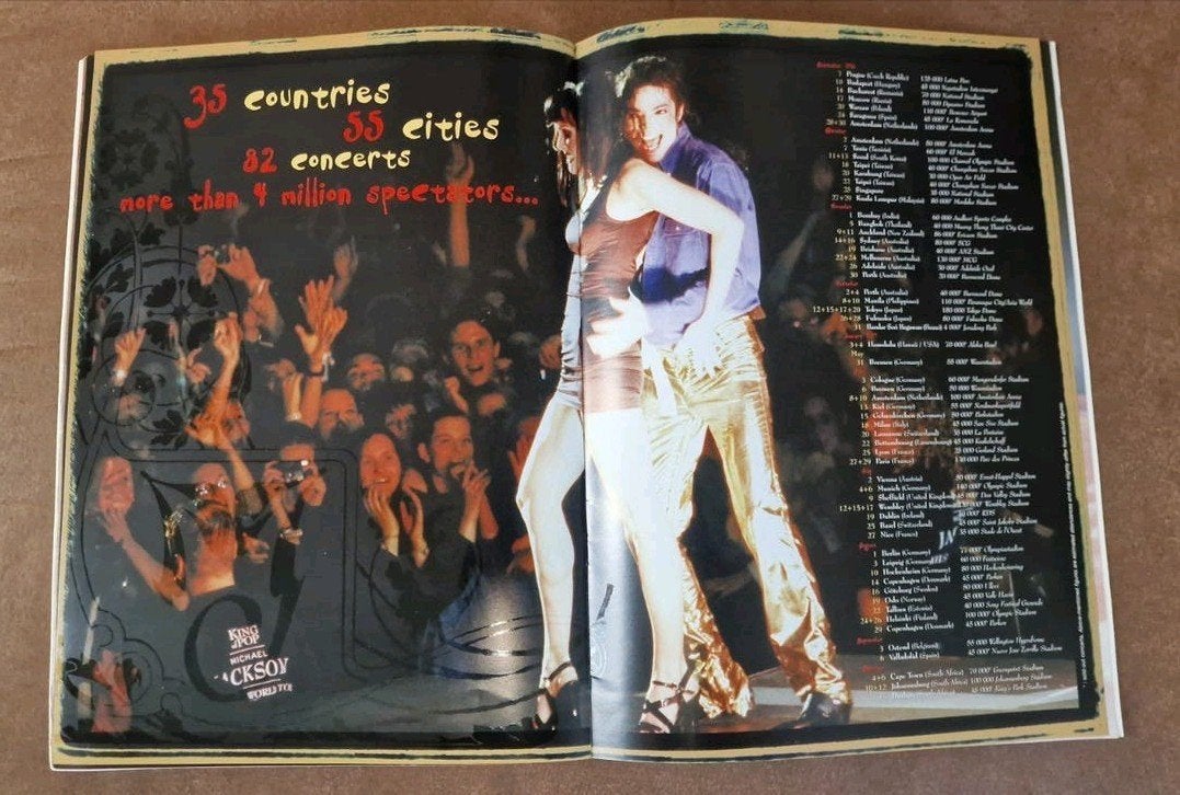 MJ LIMITED EDITION HIStory Tour Souvenir Programma (5.000), Verzenden, Zo goed als nieuw, Artiest, Michael Jackson