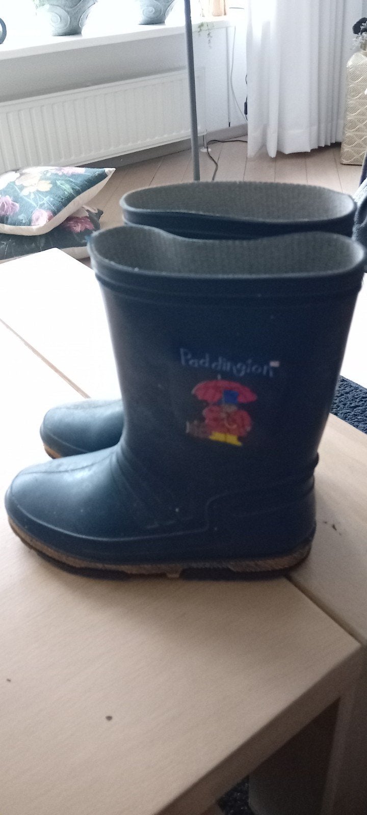 Paddington regenlaarzen maat 33 en 2 paar blauwe 32 en 30, Ophalen, Gebruikt, Laarzen, Jongen