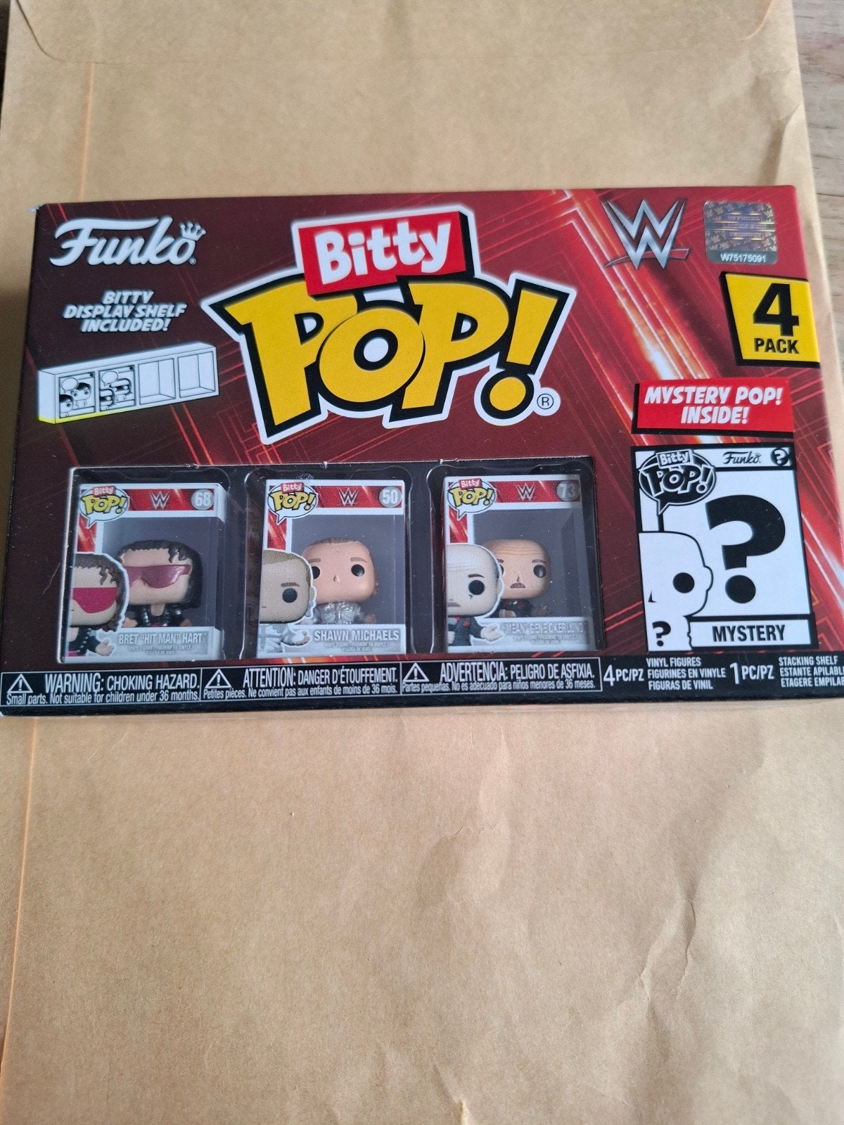 Funko Bitty Pop WWE 4-pack met Mystery Pop, Verzamelen, Ophalen of Verzenden, Nieuw